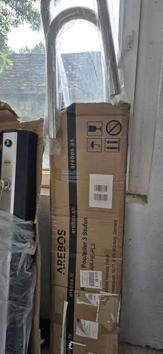 Drabinka basenowa ze stali.nierdzewnej