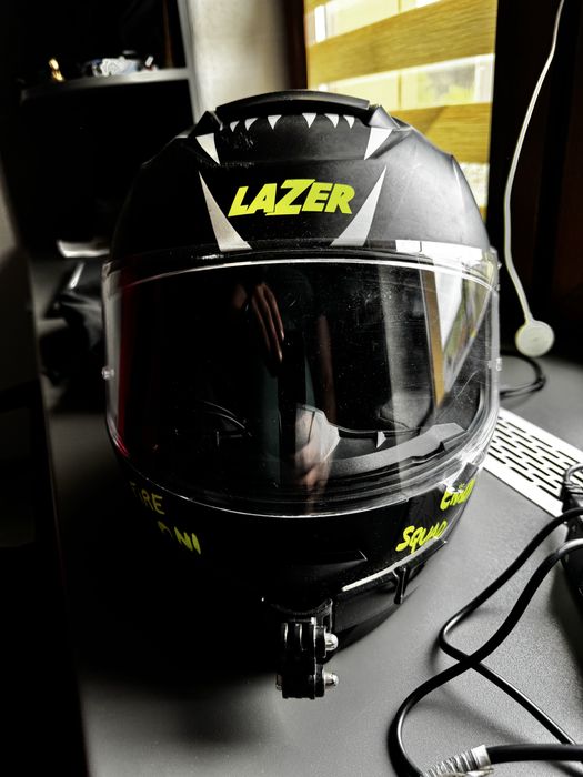 Kask Lazer Rafale SR XL + Blendal + intercom + uchwyt GoPro