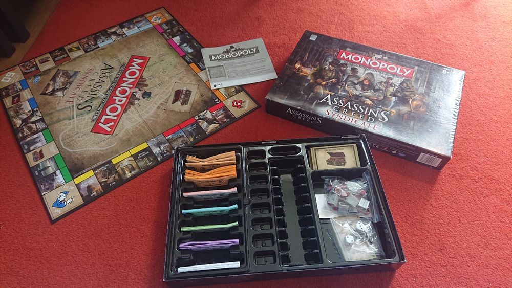 Monopoly monopol assassin's Creed gra planszowa