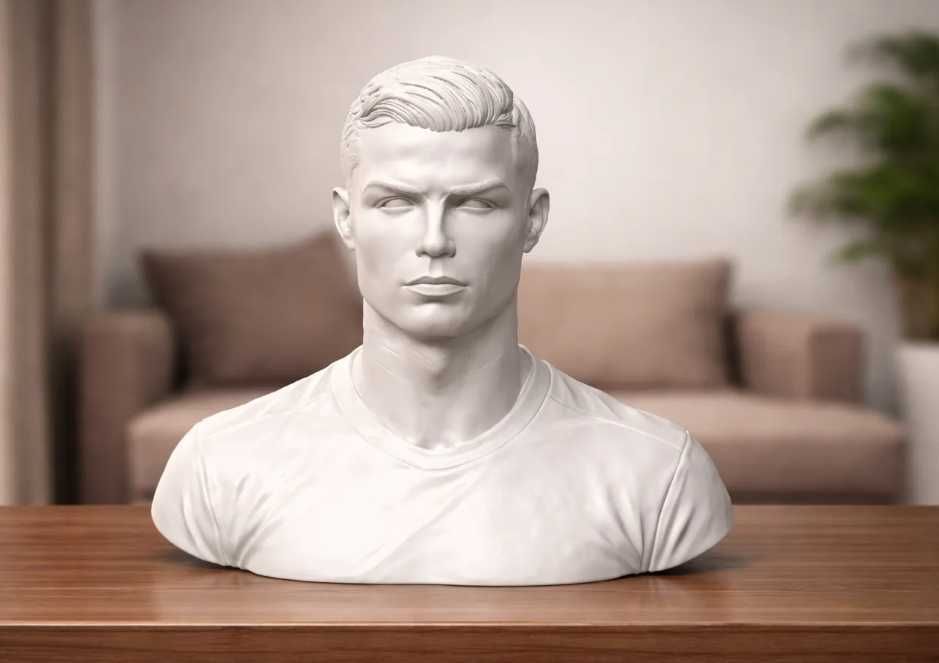 Cristiano Ronaldo Busto 3D