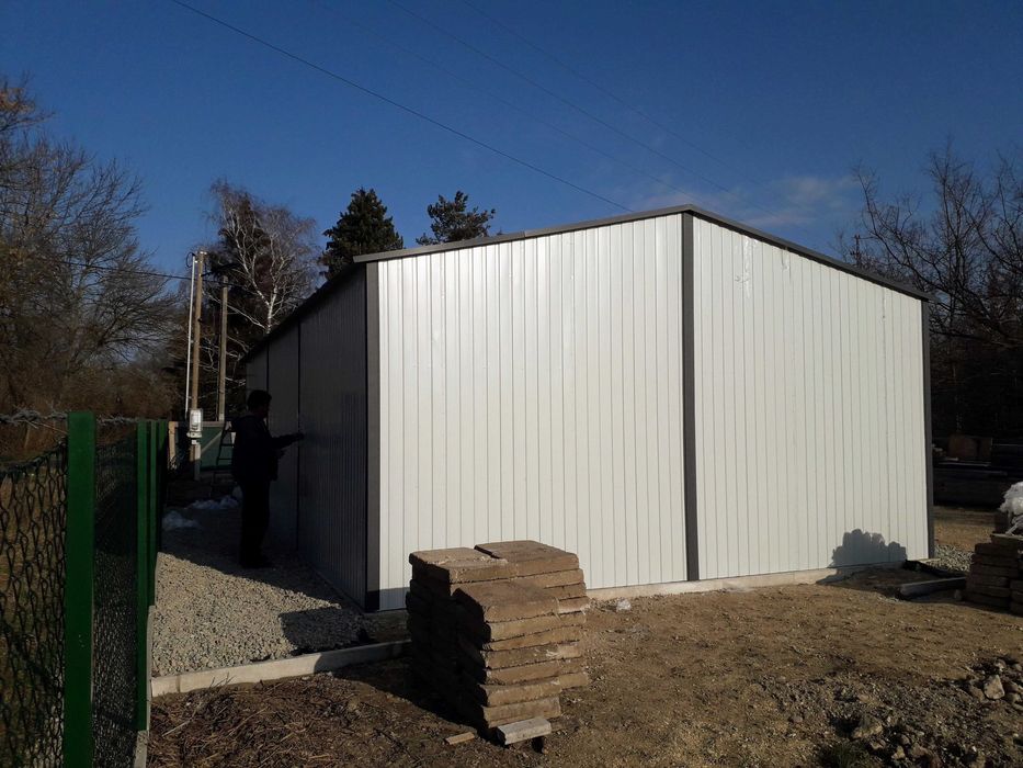 Hala garaż blaszany 6x10 wysokość wjazdu 2,5 metra - krótki termin