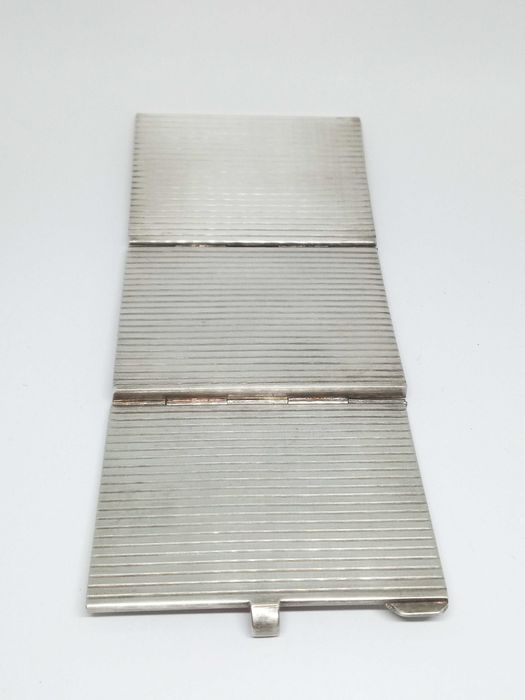 Lombardowski. Stare srebrne Etui na zdjęcia pr.925 52,98g