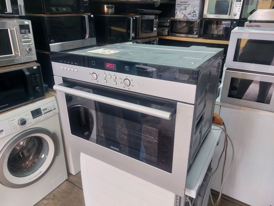 Духовка мікрохвильовка 2в1 духова шафа з мікрохвильовою Siemens HB84K750