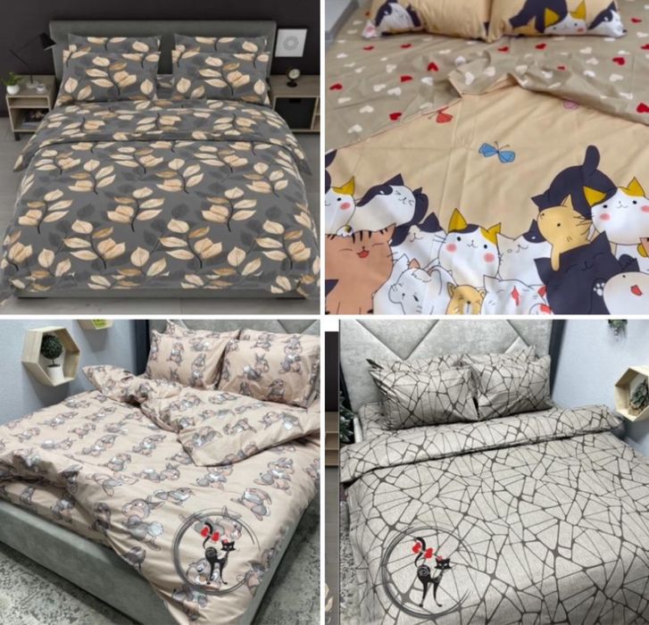 постільна білизна панды простинь на резинці простынь на резинке