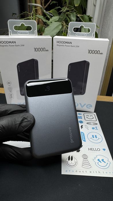Павербанк Пруве Proove Hoodman 10000 mAh 20w для айфон Магсейф