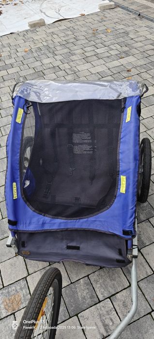 Riksza do roweru dla dwójki dzieci