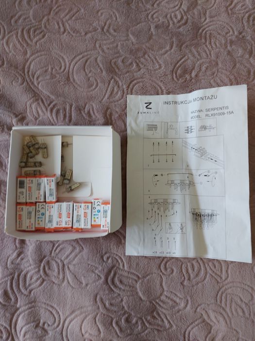 Plafon Led z kryształkami