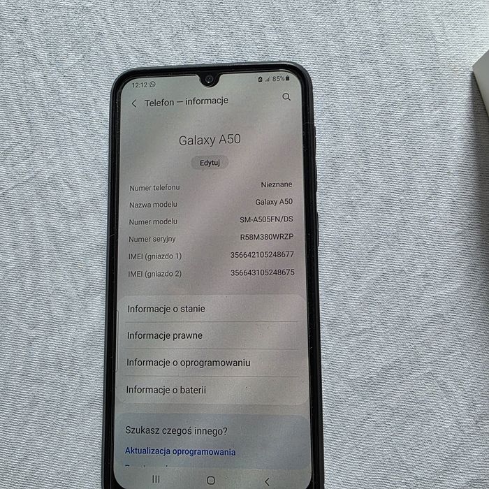 Samsung galaxy A50