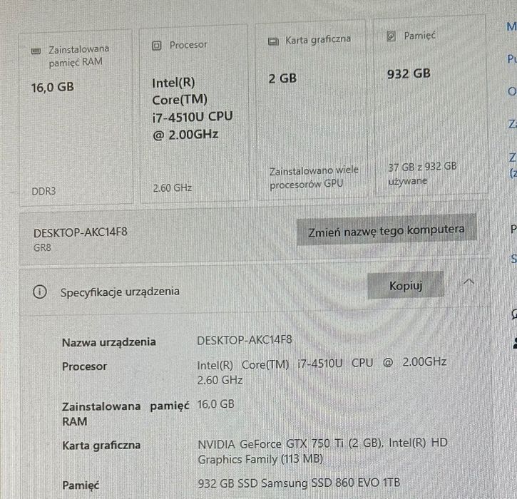 ASUS ROG GR8 1 - mały komputer stacjonarny / PC