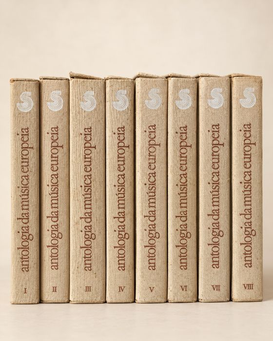 Antologia da Música Europeia – Coleção de Vinil em 8 Volumes