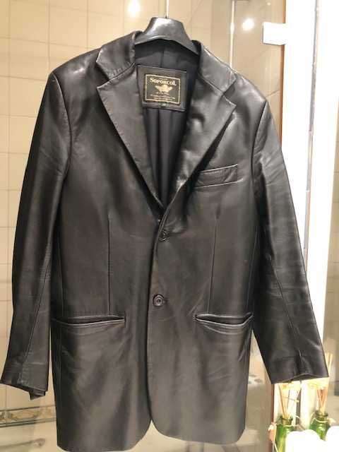 Casaco homem pele genuína marca Socopol