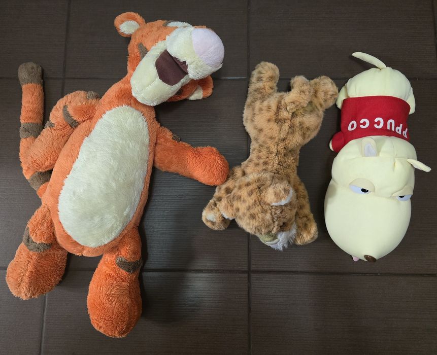 М'які іграшки (тигр, леопард, собака Ppucco) / Мягкие игрушки