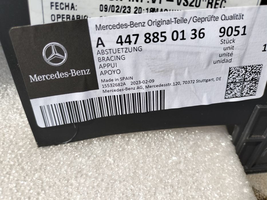 Захист бампер Mercedes Vito Віто W447