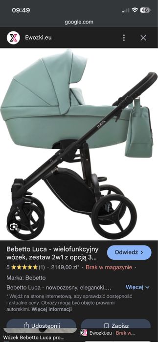 Wózek bebetto luca