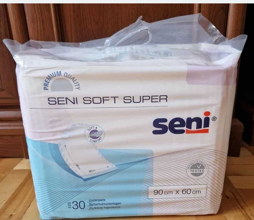 Podkłady Seni Super Soft 60x90 30szt x 3 opakowania.