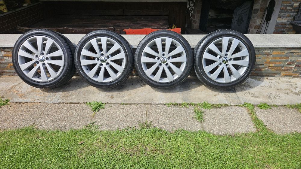 Koła Alufelgi Ronal VW Golf GTD GTi RS 5x112  225/45R17 Oryginalne Nokia