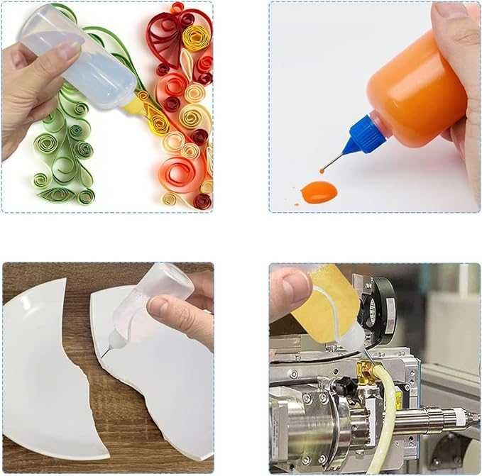 Precyzyjne aplikatory do kleju 6 szt