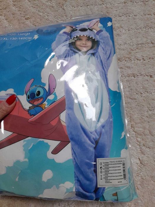 Nowy strój Piżama dla dzieci Stich M 110-120 Wysyłka w 24h