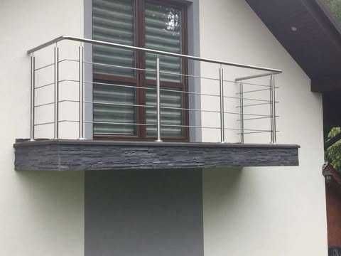Balustrady nierdzewne zabezpieczenia okienne