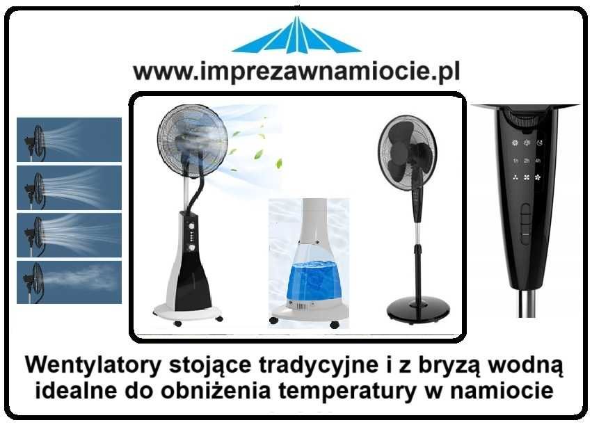 Namioty imprezowe handlowe głośnik grill bemary warniki ławy kostkarka