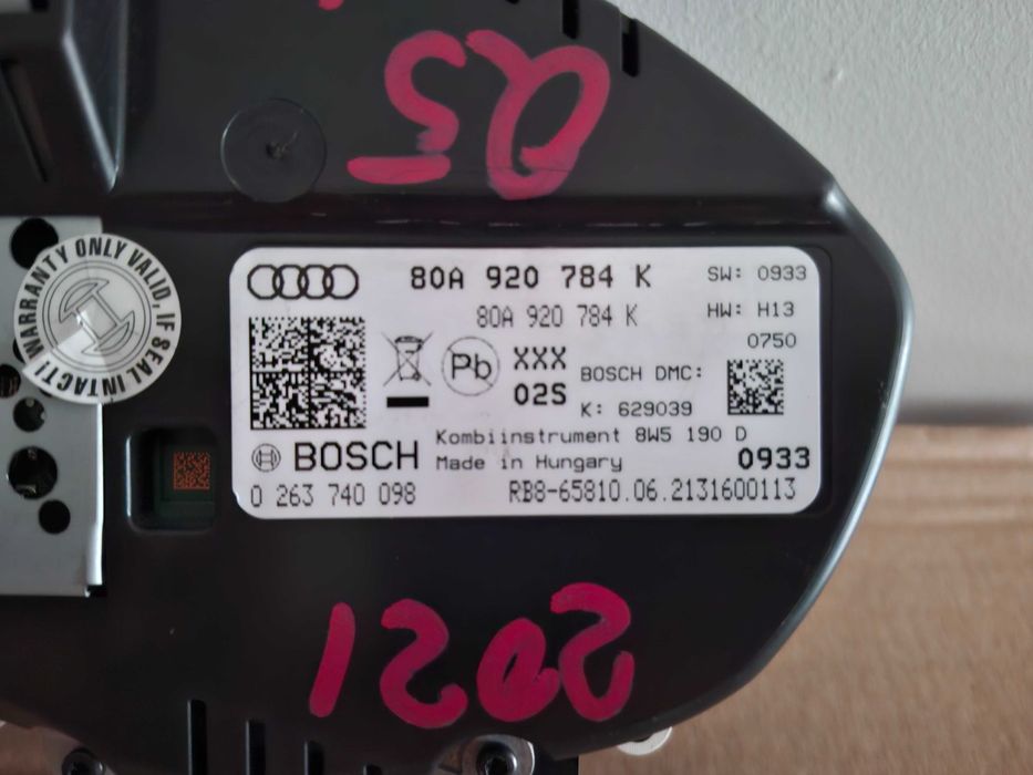 Licznik Zegary Wyświetlacz Audi Q5 FY Oryginał EUROPA