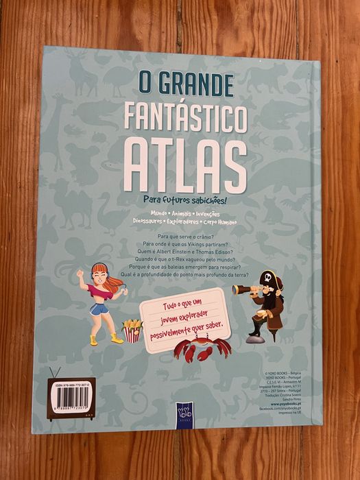 Livro infantil “O Grande Fantástico Atlas”