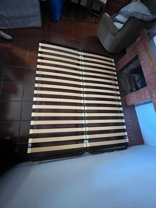 Cama completa IKEA com colchão Hövåg – 160x200 cm