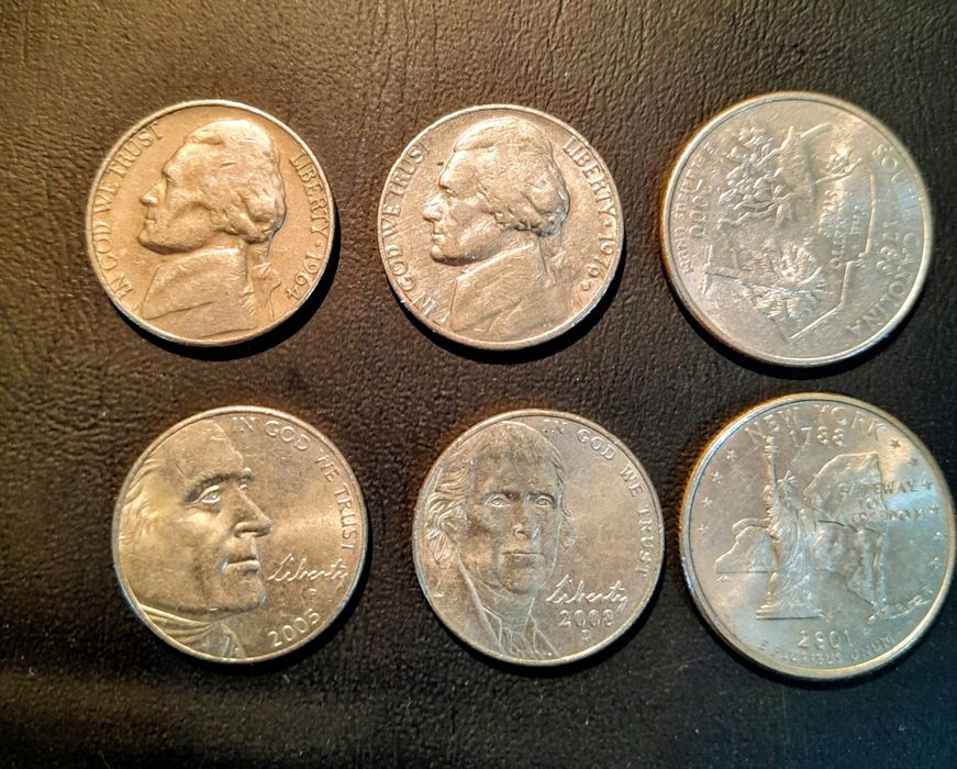 Lote moedas U.S.A. (sem repetidas)