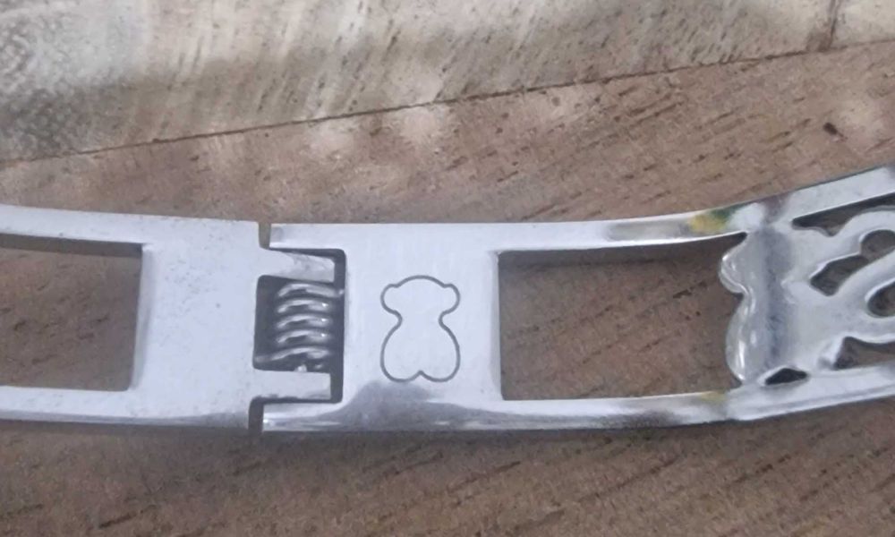 Pulseira nova prateada