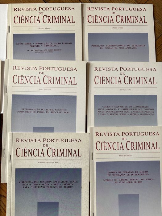 Revista de Ciência Criminal - vários volumes