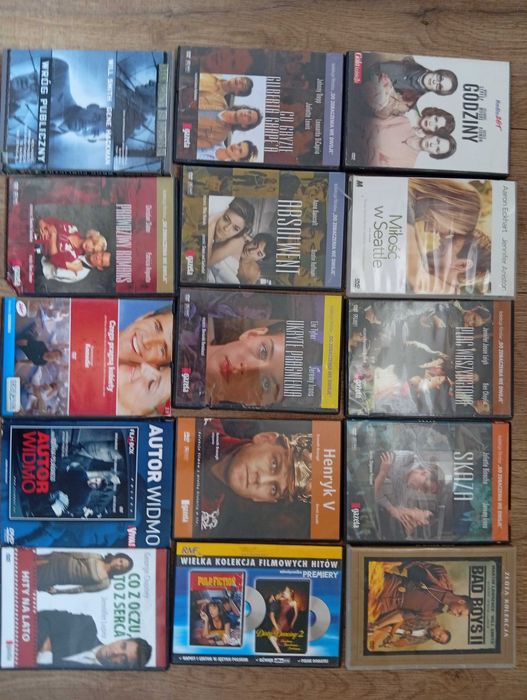 Filmy na DVD ( PL )  35 pozycji + 15 Filmów w kartonikach gratis