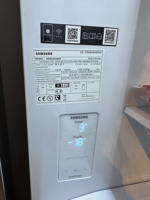 Lodówka zamrażarka Samsung RB38C602DSA/EF