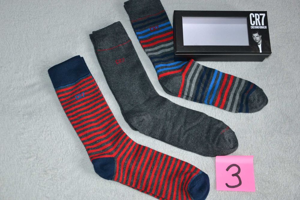 CR7 Skarpety męskie Cristiano Ronaldo GIFT BOX Eu 40-46 Na Prezent