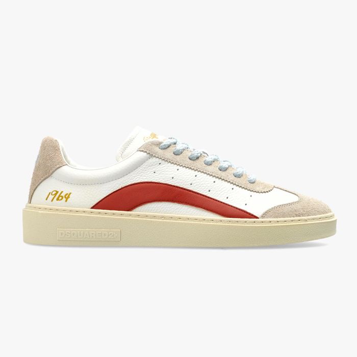 Dsquared2 Rider Męskie Sneakersy Biało-Beżowe 43