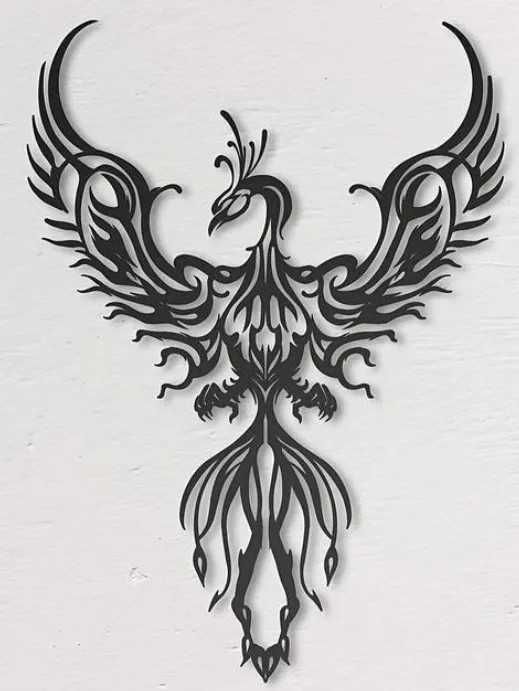Ozdoba na ścianę Wallart – Feniks