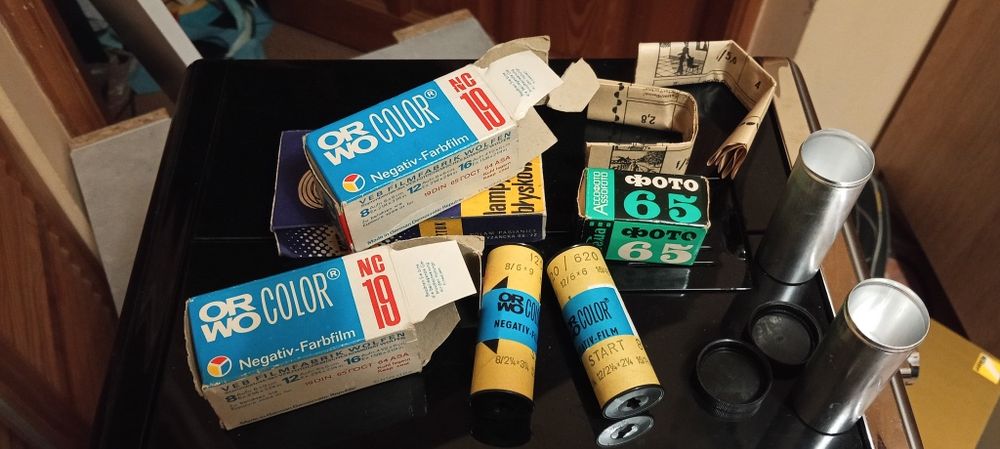 ORWO color NC19 64Asa 6x9 12 negatyw 3x żarówki  LB2