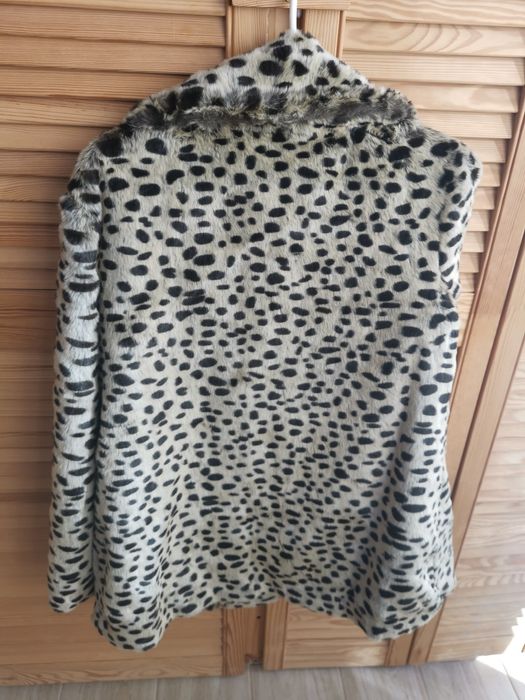 Boho sztuczne futerko panterka