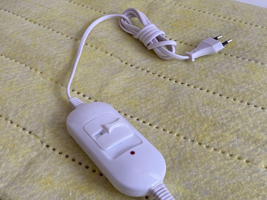 Простынь с подогревом цвет ЛИМОН. Электропростынь, 120х160 см простыня