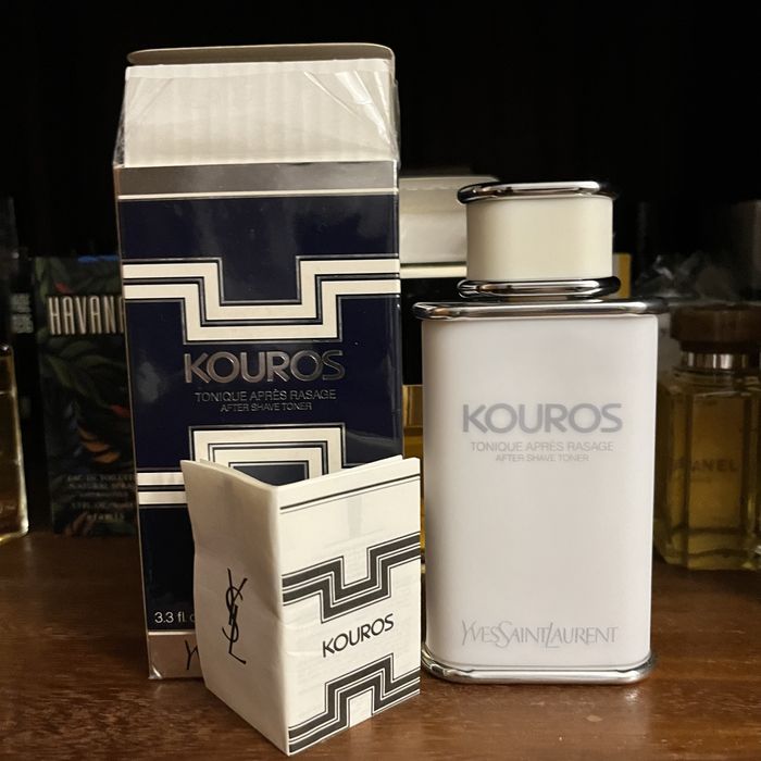 Vintage Kouros  100ml after shave new-  late 80s !   parfum corps era