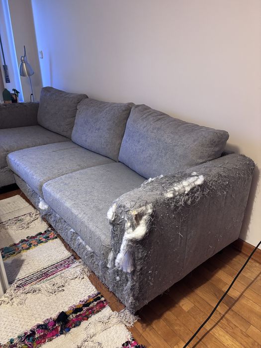 Sofá 3 lugares com chaise longue