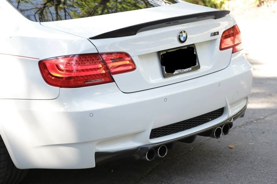 LIP SPOILER AILERON BMW SÉRIE 3 E92 E93 M3 M PERFORMANCE PRETO BRILHO