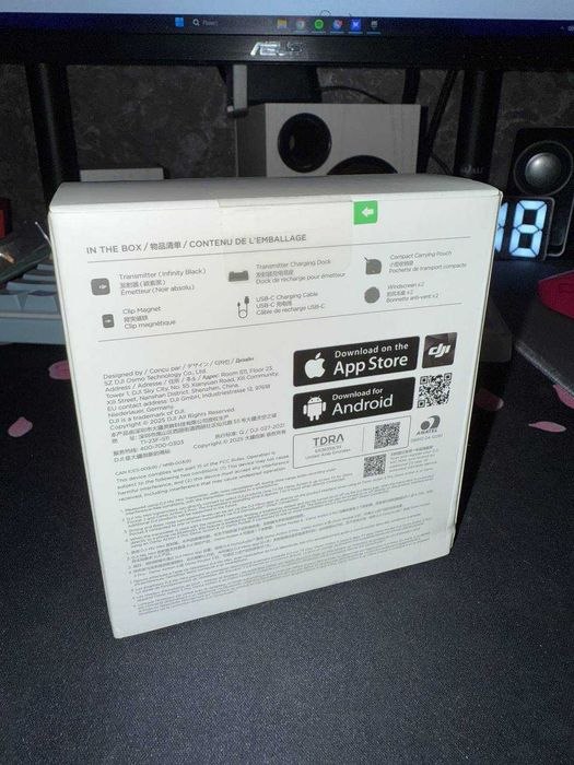 ‼️Нові‼️Мікрофон DJI mic mini black transmitter бездротовий петличка