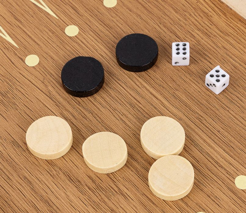 Szachy warcaby drewniane 2w1 prezent