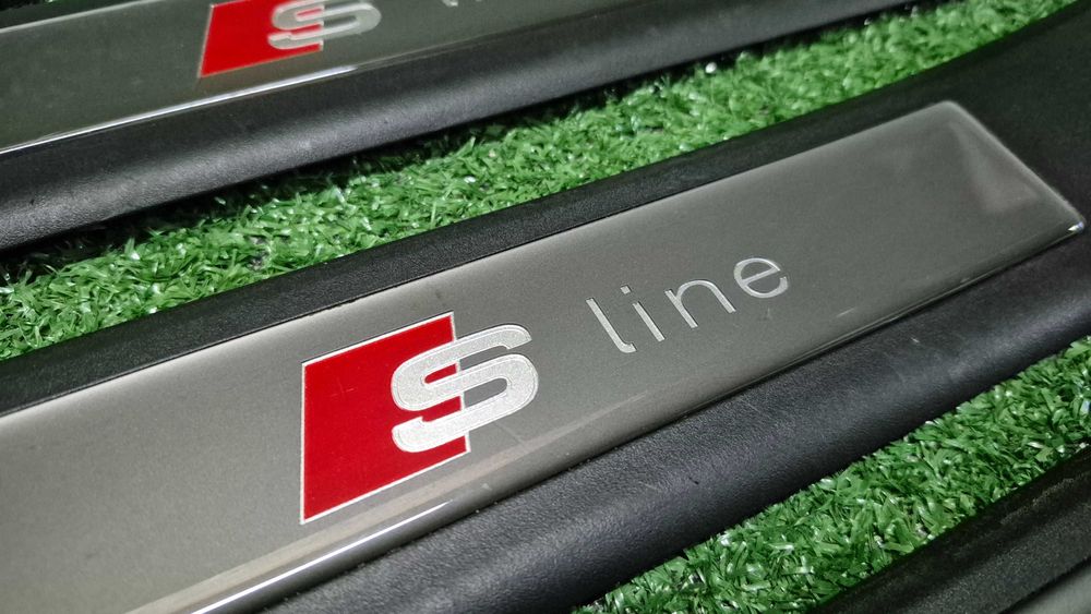 Soleiras S-Line Audi A4 B6 B7 8E originais OEM em excelente estado