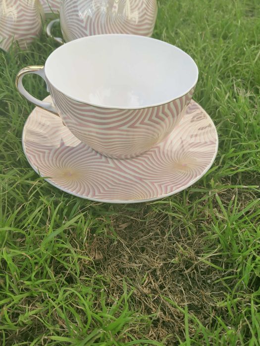 Serwis kawowy porcelana japońska nowy