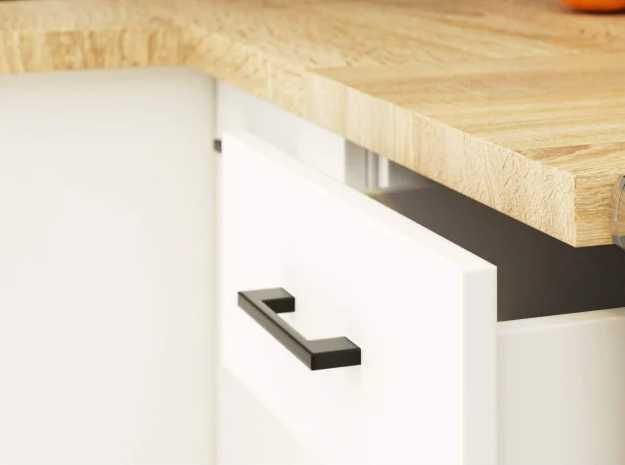 Meble kuchenne narożne białe z blatem dostawa wliczona w cenę !!!