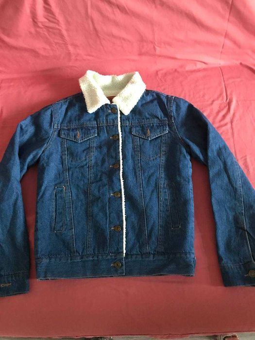 Джинсовка утеплена хутром