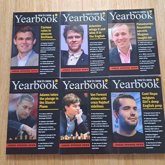 Szachowe Yearbooki New in Chess 130-135