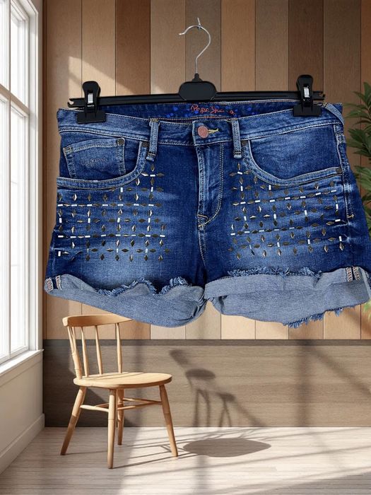 Pepe Jeans Moonshine roz. L/XL damskie szorty dżinsowe