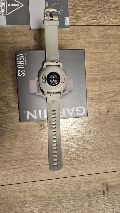 Smartwatch garmin venu 2s pudełko + ładowarka ZŁOTY GOLD GPS